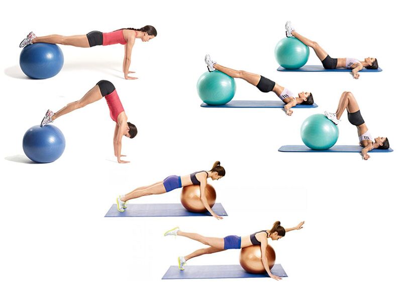 For the treatment of osteochondrosis of the spine, exercises from the complex of therapeutic exercises are performed